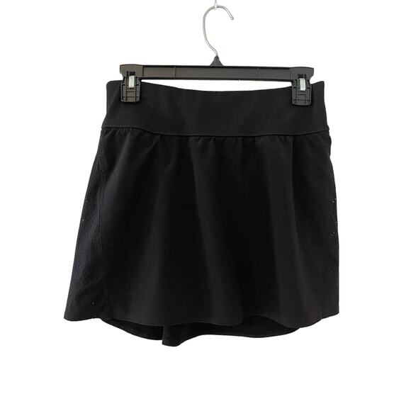 Spanx The Get Moving Skort $72 EUC M Gym Very Black - Picture 1 of 6